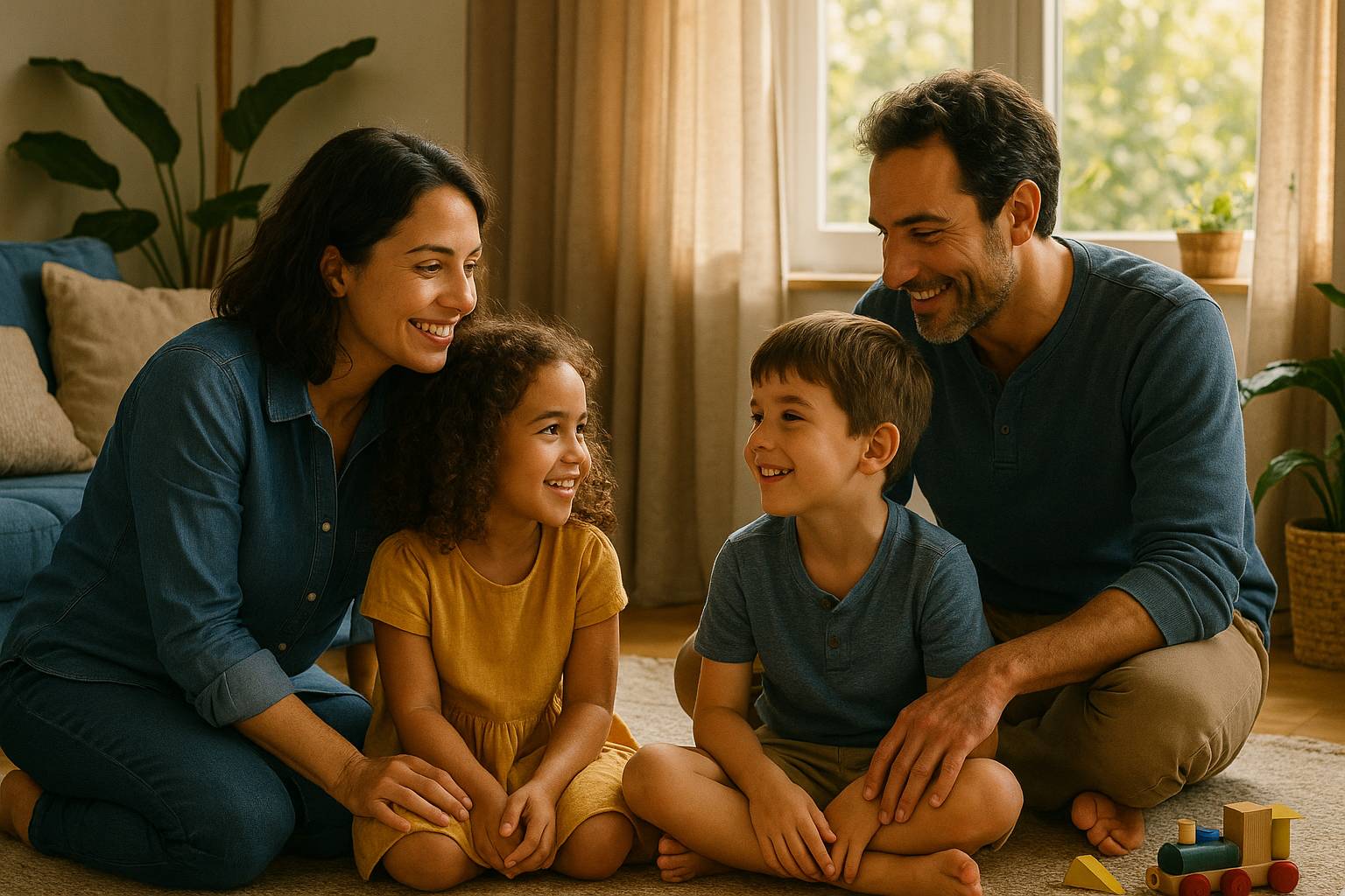 Cómo criar hijos emocionalmente seguros