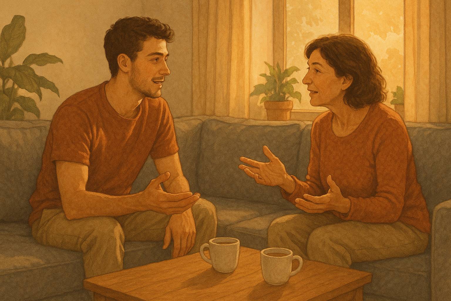 Cómo hablar de temas difíciles con tus padres